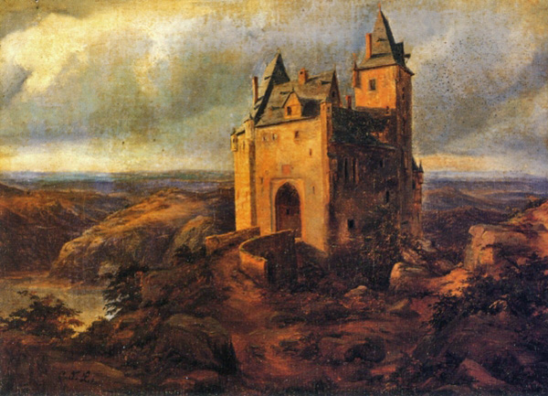 castle in a landscape